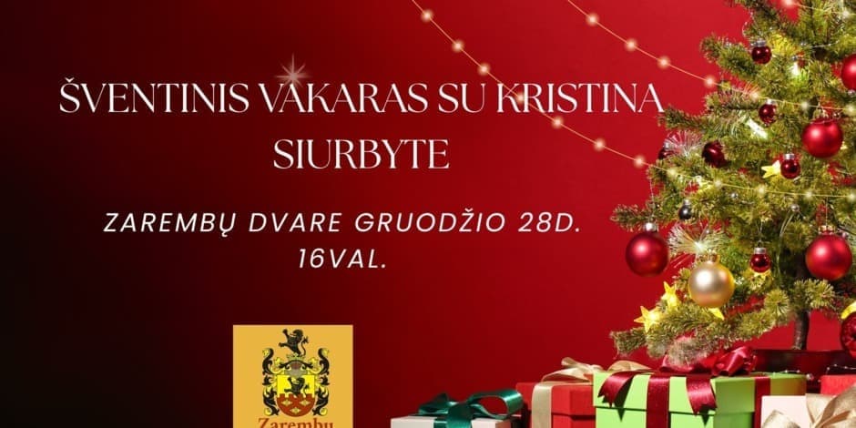 Šventinis vakaras su Kristina Siurbyte