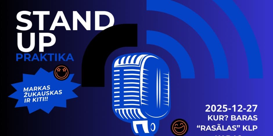 Stand up "PRAKTIKA" Klaipėda PAPILDOMAS