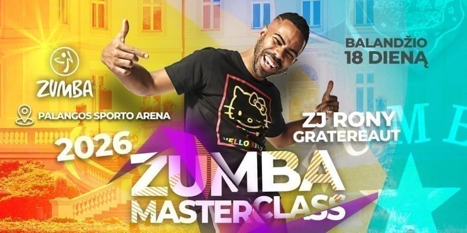 ZUMBA PARTY PALANGA SU RONY GRATEREAUT IŠ PUERTO RICO