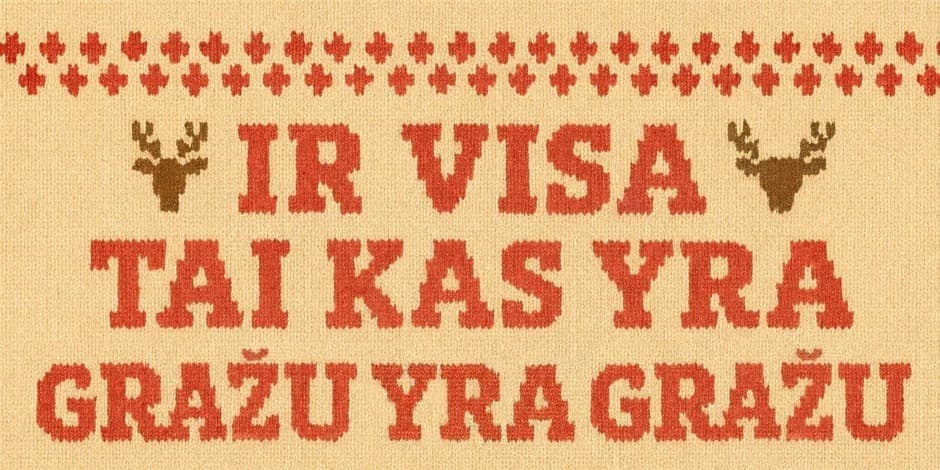 IR VISA TAI KAS YRA GRAŽU YRA GRAŽU | TAMSTA