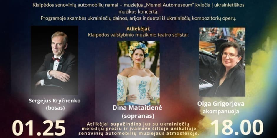 MemelAutoMuseum Pristato : Ukrainietiškos muzikos koncertas