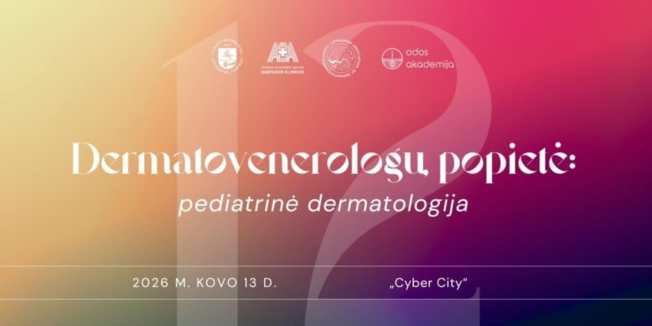 Dermatovenerologų popietė XII: pediatrinė dermatovenerologija