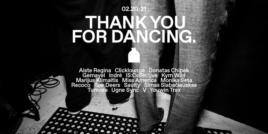 THANK YOU FOR DANCING.