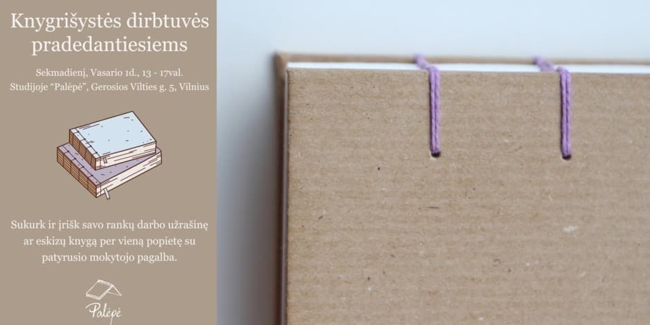 Knygrišystės dirbtuvės pradedantiesiems