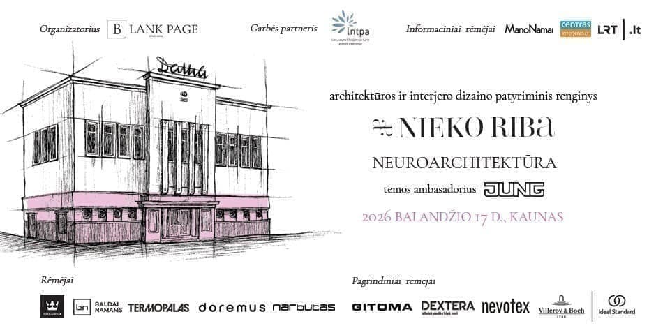 NIEKO RIBA I Architektūros ir interjero dizaino patyriminis renginys