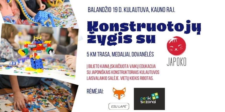 Konstruotojų žygis su Japoko Kulautuvoje