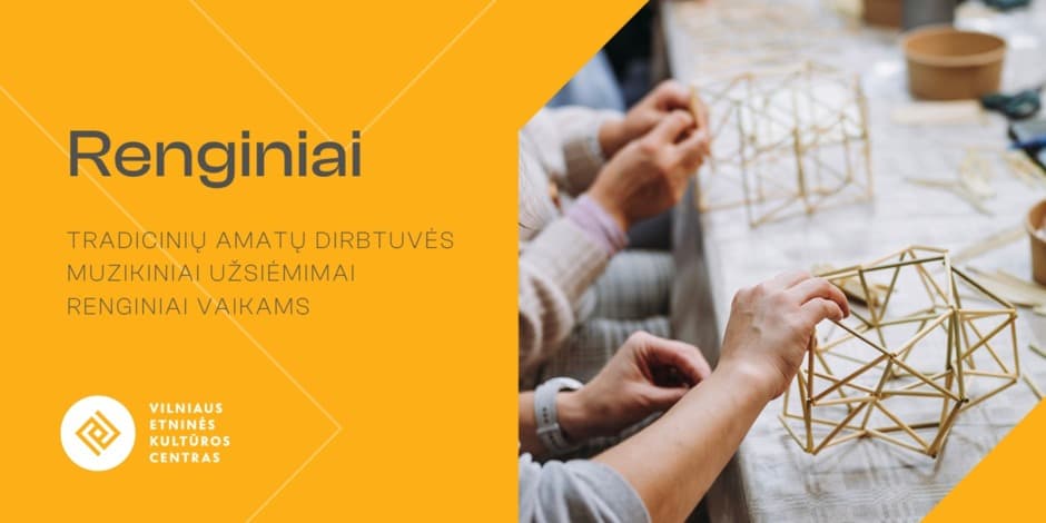 Vilniaus etninės kultūros centro renginiai 2026