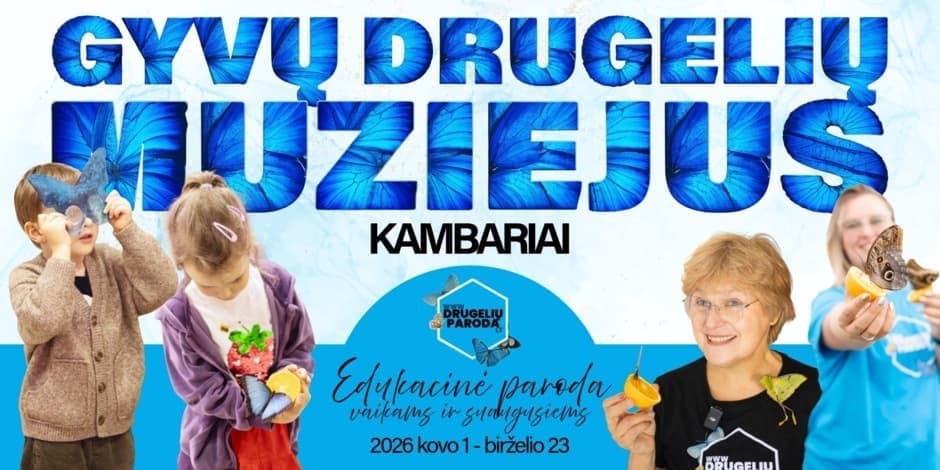 Gyvų drugelių muziejus (kambariai)
