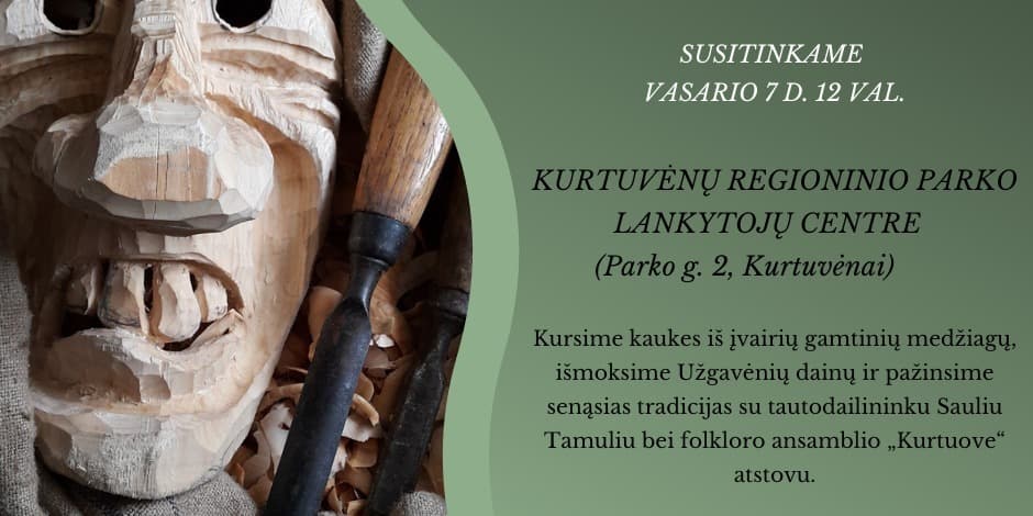 Užgavėnių kaukių edukacija