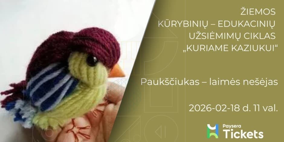 Paukščiukas – laimės nešėjas