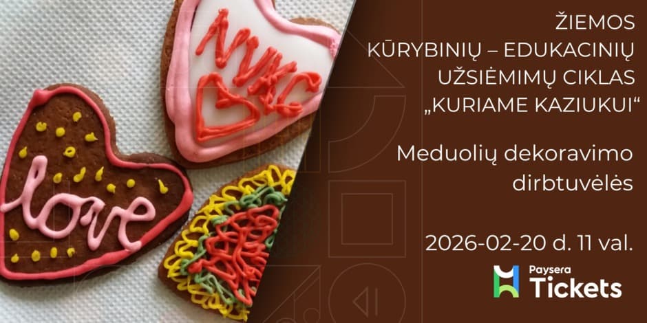 Meduolių dekoravimo dirbtuvėlės