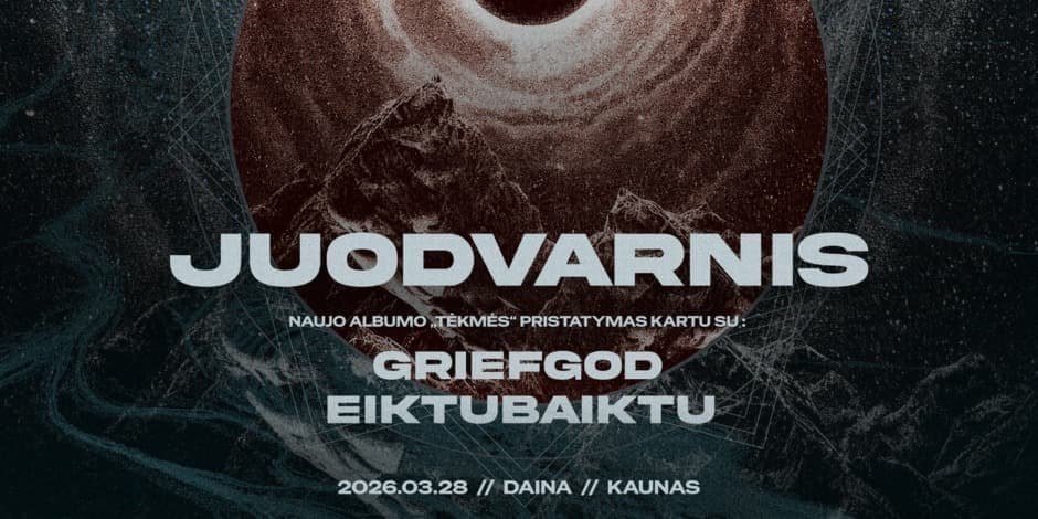 JUODVARNIS albumo „Tėkmės“ pristatymas // KAUNAS