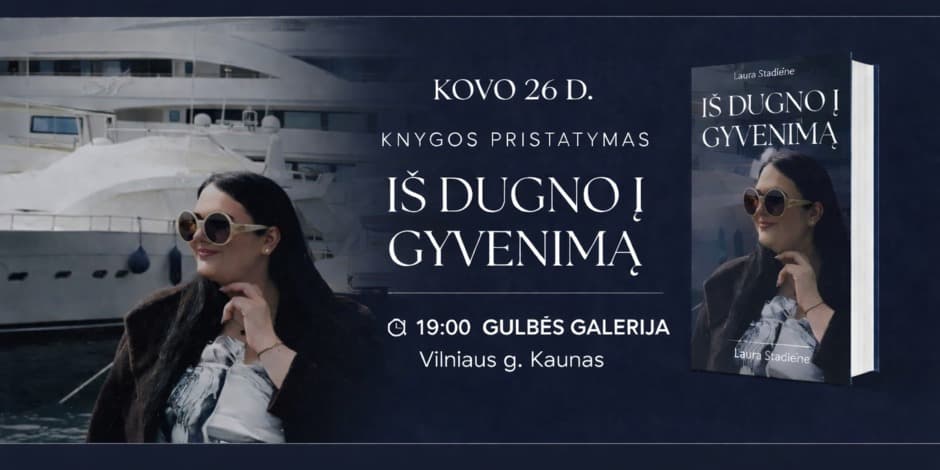 Knygos pristatymas "IŠ DUGNO Į GYVENIMĄ"