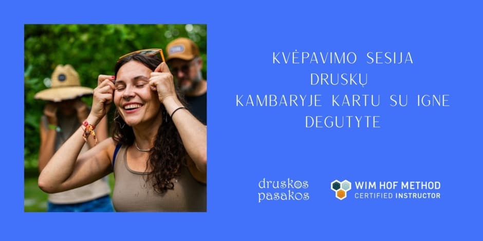 Wim Hof Kvėpavimo sesija haloterapijoje