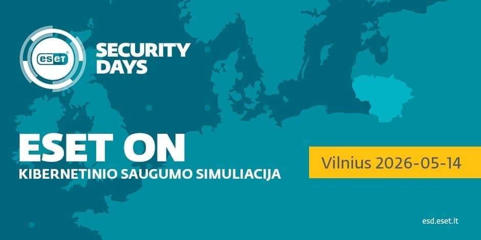 ESET ON: Capture the Flag kibernetinio saugumo simuliacija