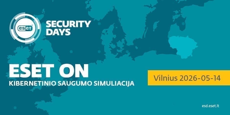ESET ON: Capture the Flag kibernetinio saugumo simuliacija