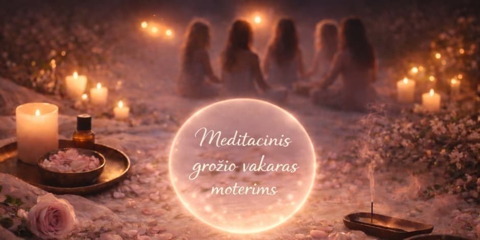 Meditacinis grožio vakaras moterims (papildoma data)