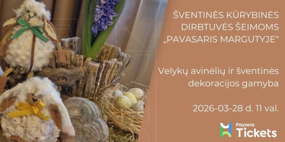 Velykų avinėlių ir šventinės  dekoracijos gamyba