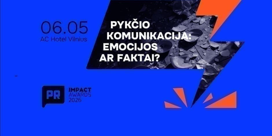 Konferencija ir konkursas „PR Impact Awards 2026“