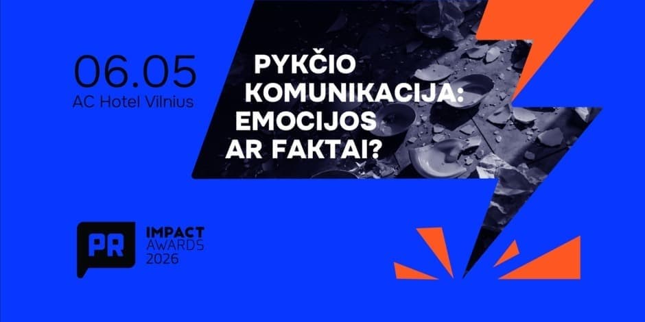 Konferencija ir konkursas „PR Impact Awards 2026“