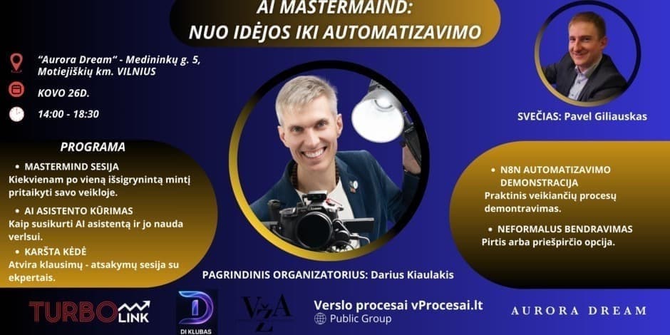 AI Mastermind: Nuo idėjos iki automatizavimo