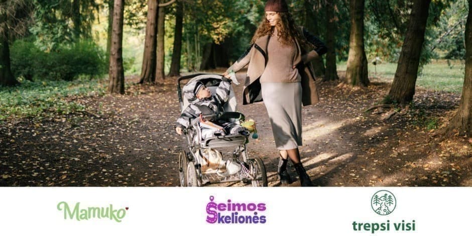 Pažintinis žygis tėvams su vaikais vežimėliuose | Kaunas 2026-03-19