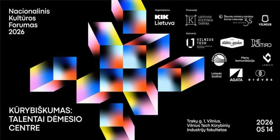 Nacionalinis kultūros forumas 2026