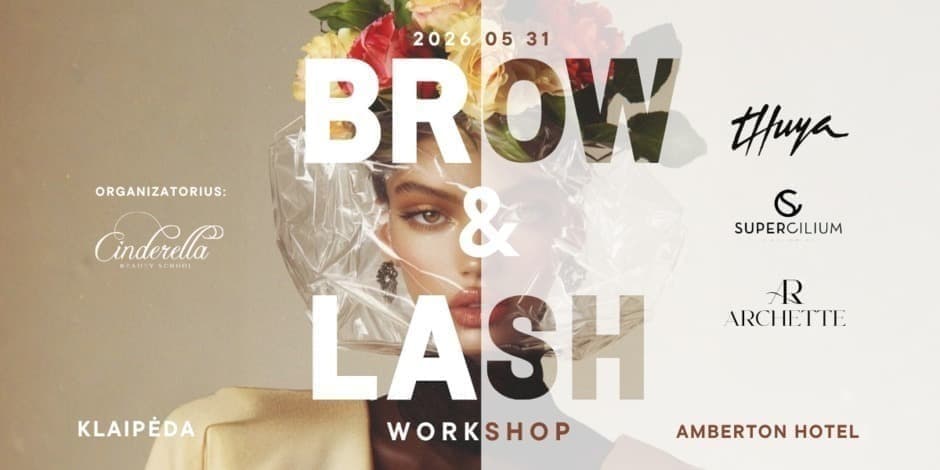 Cinderella Brow & Lash Workshop Klaipėda