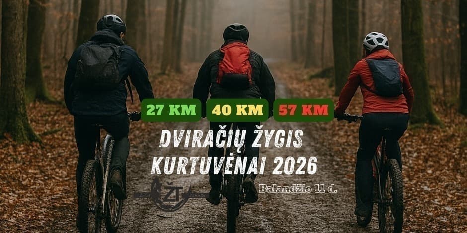 Dviračių žygis Kurtuvėnai 2026