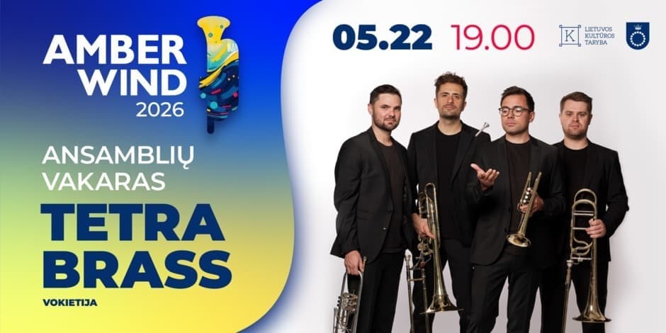 TETRA BRASS (Vokietija) | Ansamblių vakaras | AMBER WIND 2026
