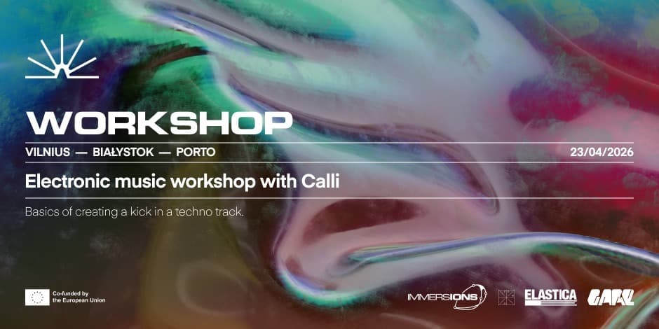 IMMERSIONS: ELECTRONIC MUSIC WORKSHOP WITH CALLI (FREE!)