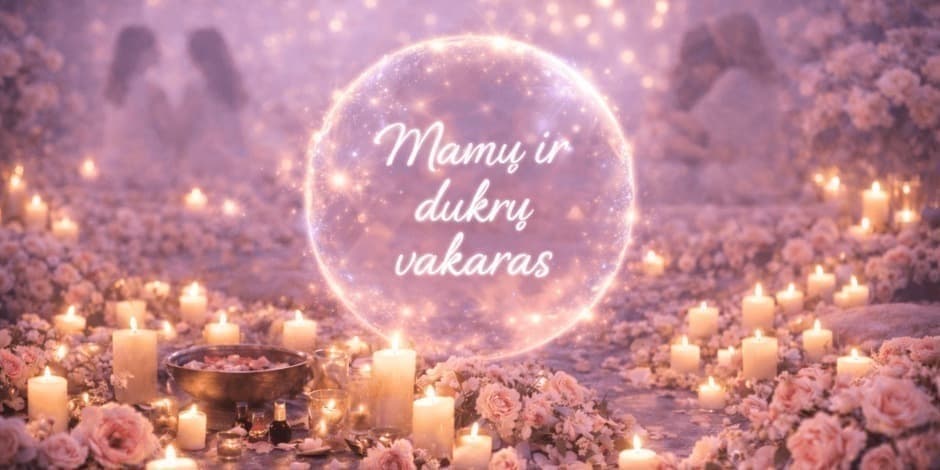 Meditacinis grožio vakaras mamoms ir dukroms (papildomas)