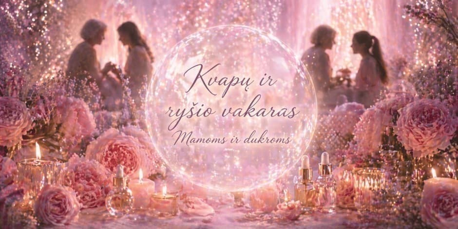 Kvapų ir ryšio vakaras Mamoms ir dukroms