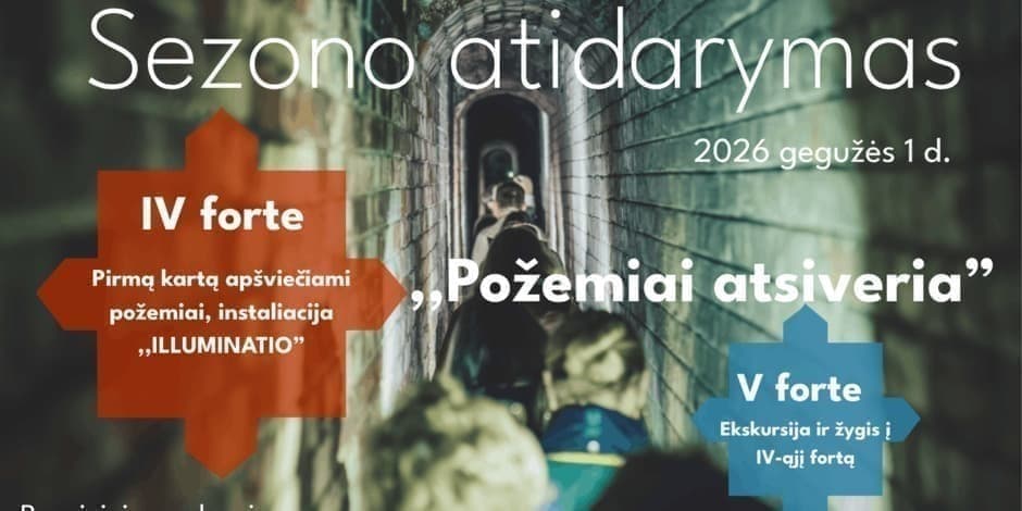 Kauno tvirtovės parko sezono atidarymas 2026