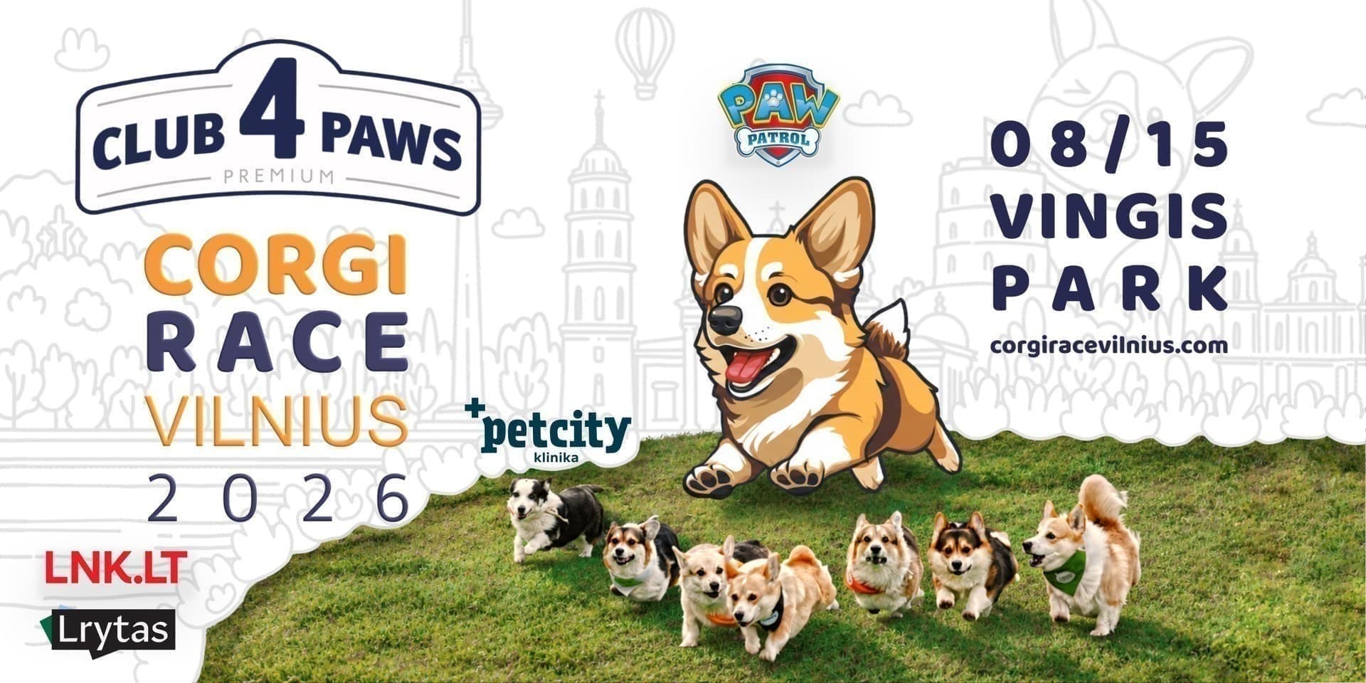 Corgi Race Vilnius 2026