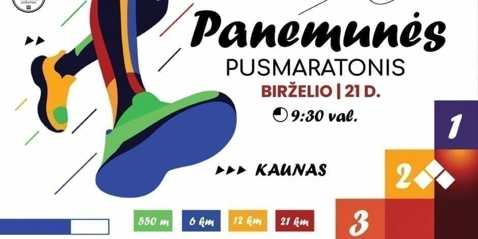 PANEMUNĖS PUSMARATONIO 2026 M.
