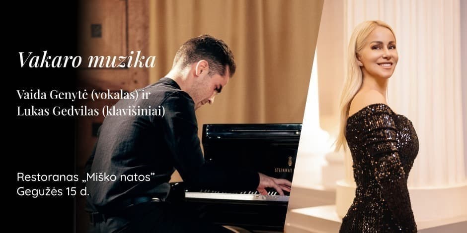 Gyvos muzikos vakaras Miško Natose | Gegužės 15 d.