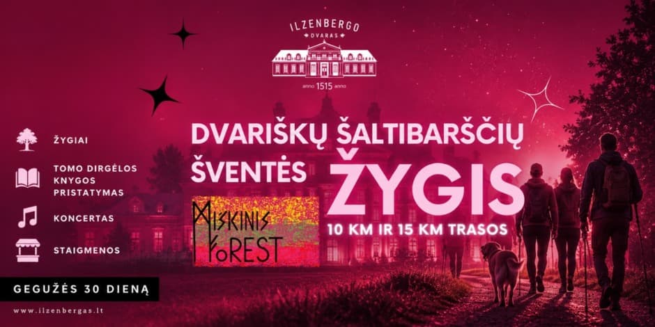 Dvariškų šaltibarščių šventės ŽYGIS su Miškinis foREST