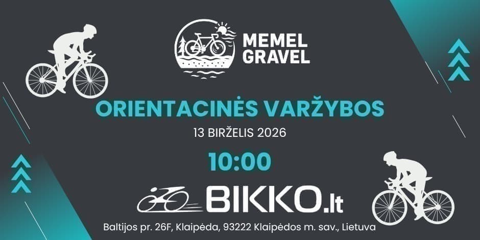 Memel Gravel x Bikko.lt Orientacinės varžybos