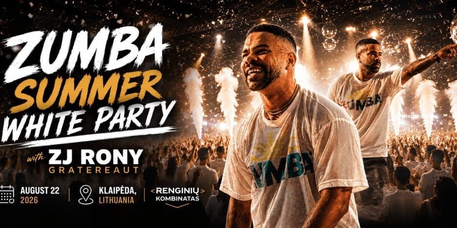 ZUMBA SUMMER WHITE PARTY with ZJ RONY GRATEREAUT