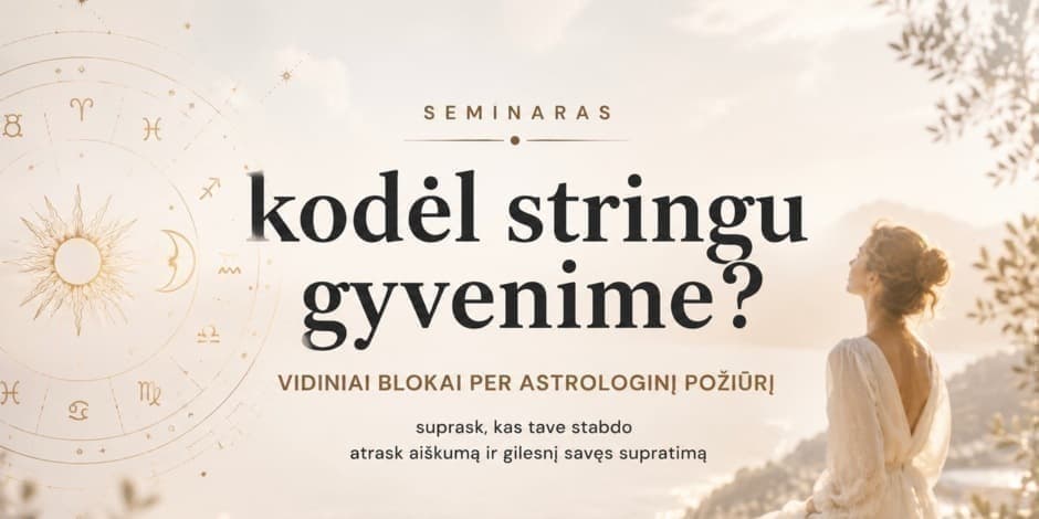 Kodėl stringu gyvenime?