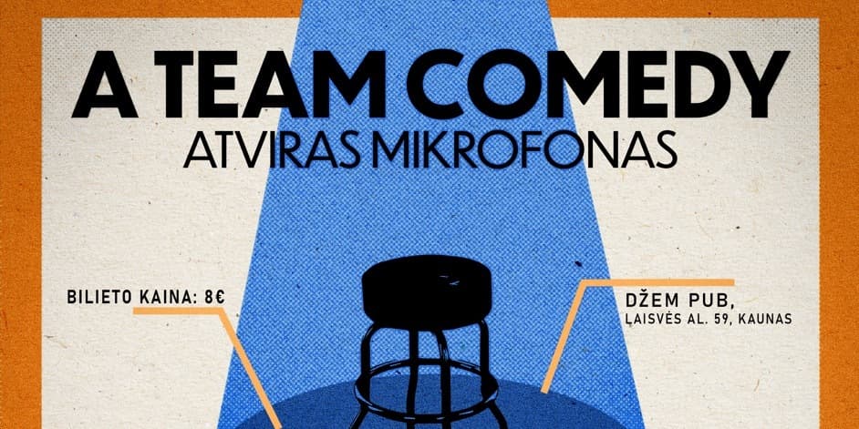 A Team comedy open mic (Kaunas)