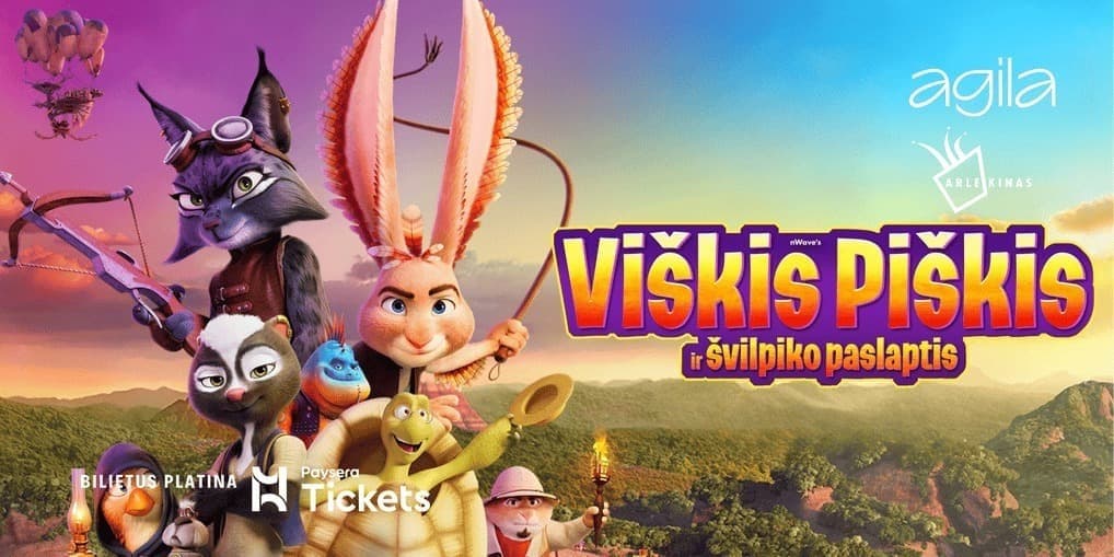 Animacinis filmas „VIŠKIS PIŠKIS IR ŠVILPIKO PASLAPTIS"