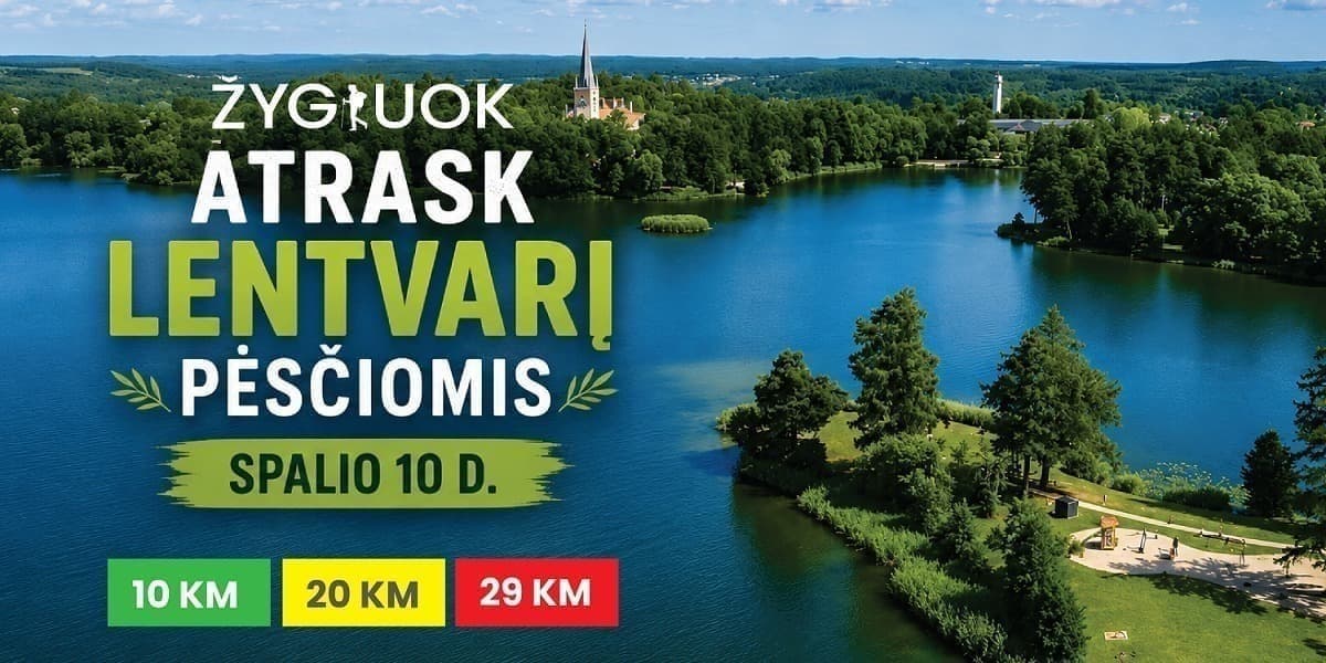 ŽYGIS "ATRASK LENTVARĮ PĖSČIOMIS"