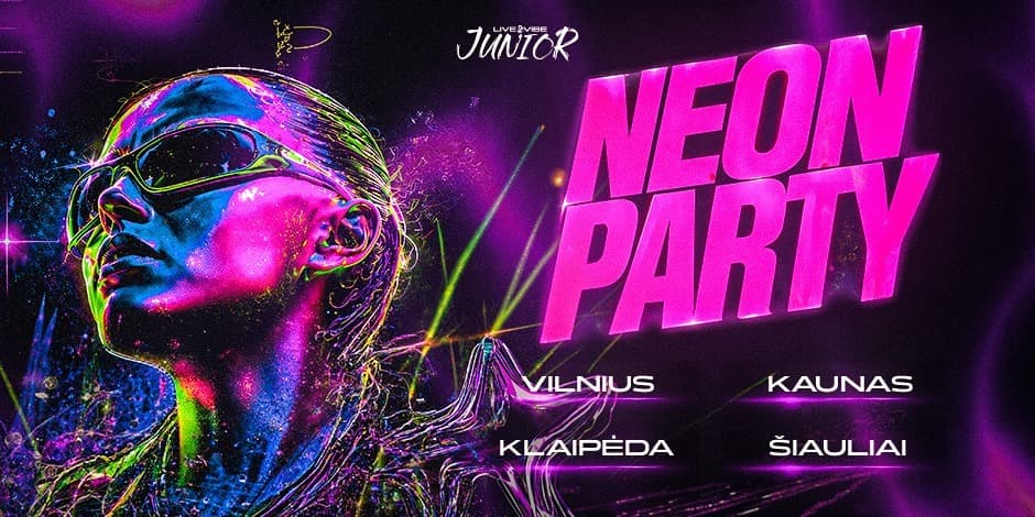 Moksleivių NEON PARTY! Šiauliai