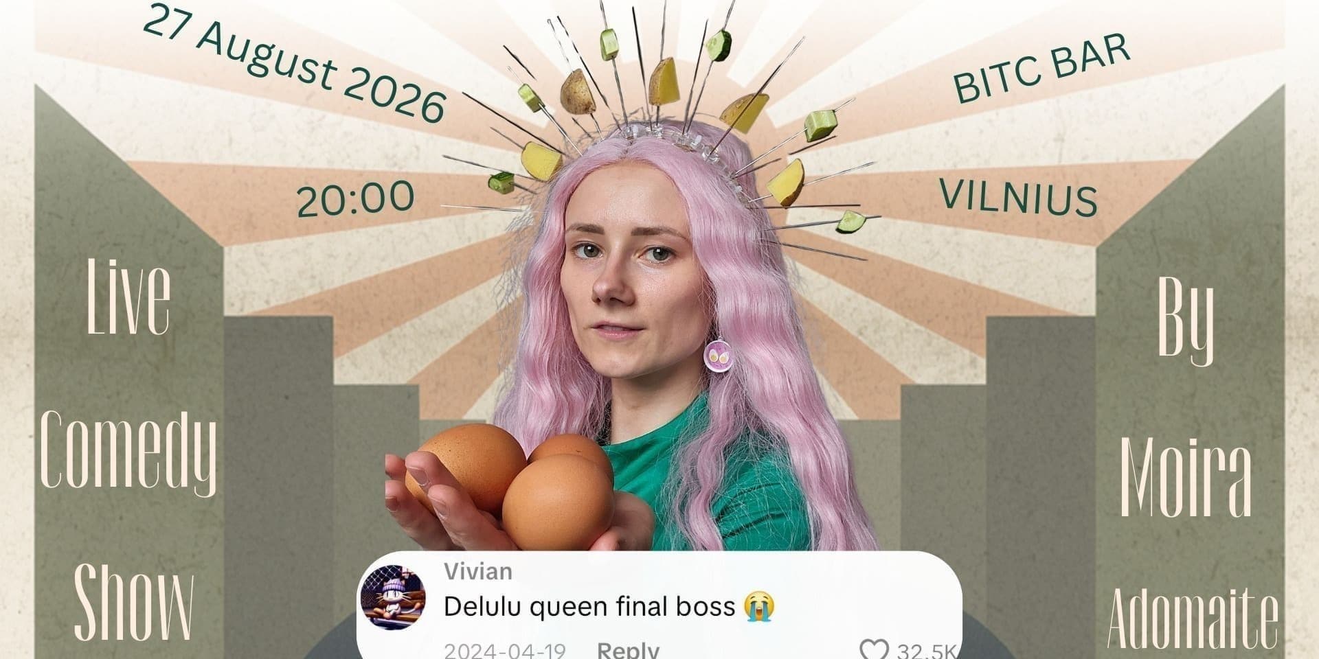 Moira Adomaite Comedy Special Delulu Queen Final Boss