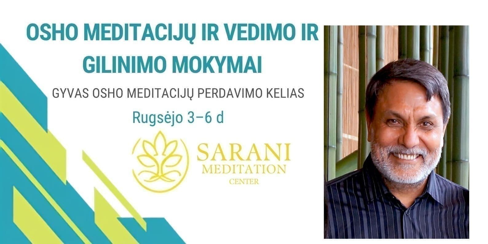 Osho meditacijų vedimo ir gilinimo mokymai su Devendra