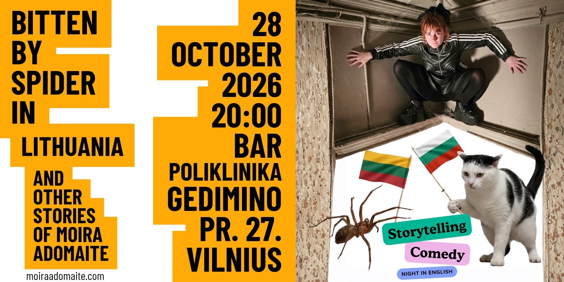 Bitten by Spider in Lithuania and other stories of Moira Adomaite