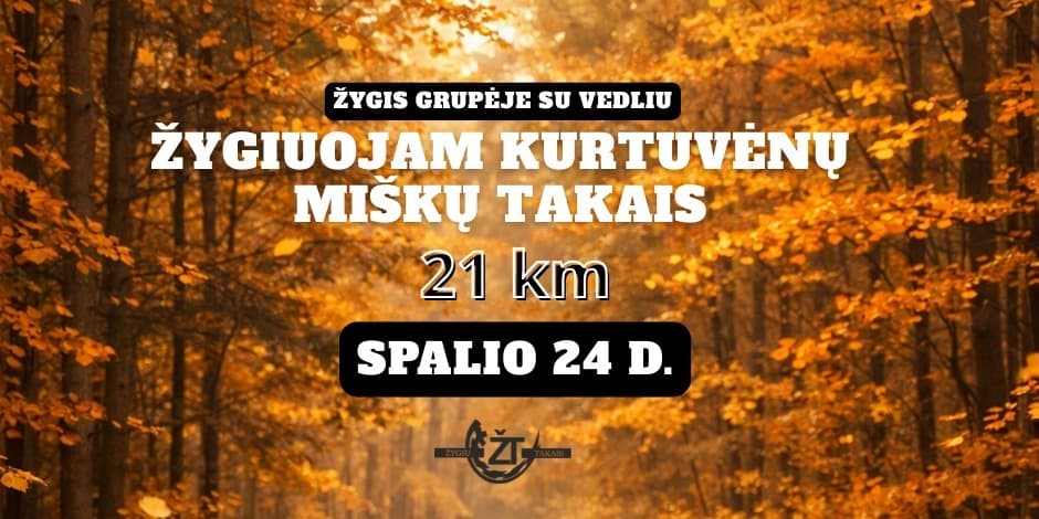 Žygiuojam Kurtuvėnų miškų takais