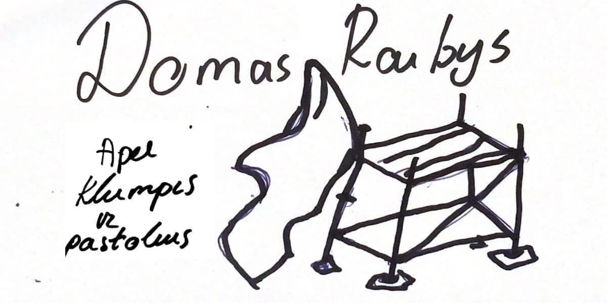 DOMAS RAIBYS : APIE KLUMPES IR PASTOLIUS | MONO SPEKTAKLIS KOMEDIJA